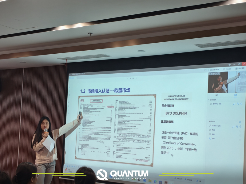 QUANTUM Participates in “Global Expansion Dreamers” Training Session