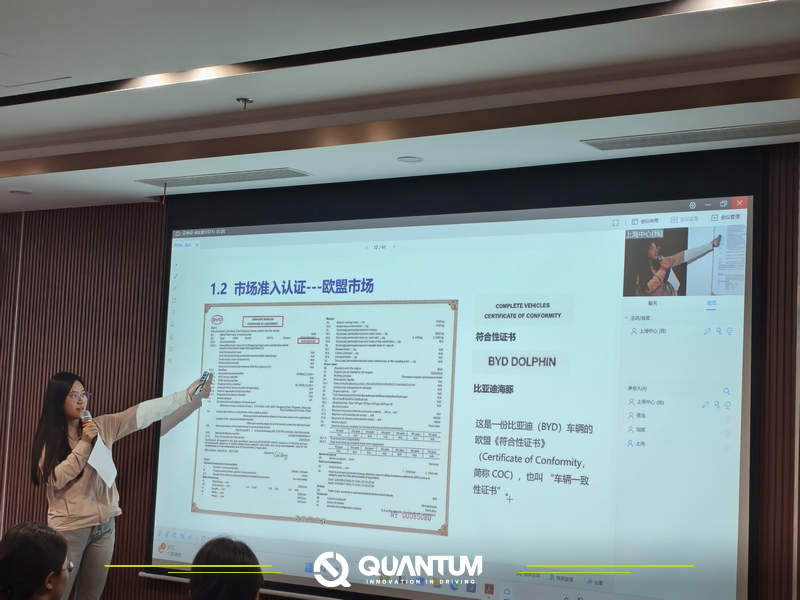 QUANTUM Participates in “Global Expansion Dreamers” Training Session